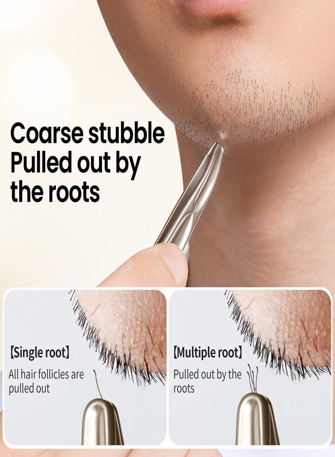 ZERNBER Eyebrow Tweezers for Women-1 Pack (Round) - Image 2